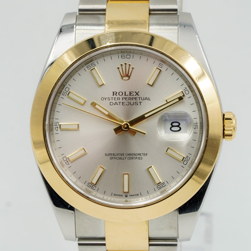 SOLD 2 1 14 Rolex Datejust 41mm 126303 Two Tone Steel and