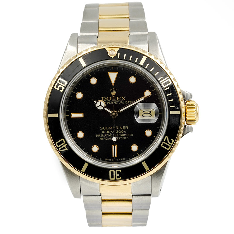 Rolex Submariner 16803 Two Tone Steel Gold 1987 Moyer Fine