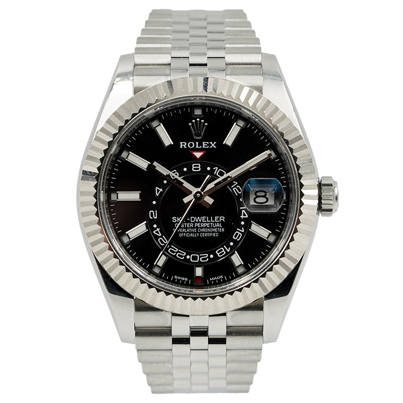 Rolex stainless 2025 sky dweller