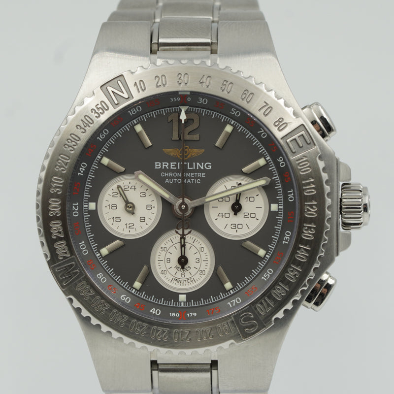 SOLD Breitling Hercules Chronograph 45mm B P 2005 A3936310 F512 Moyer Fine Jewelers