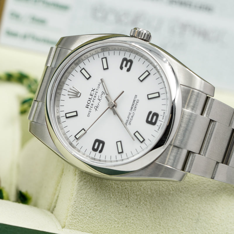 Rolex air king clearance 2012