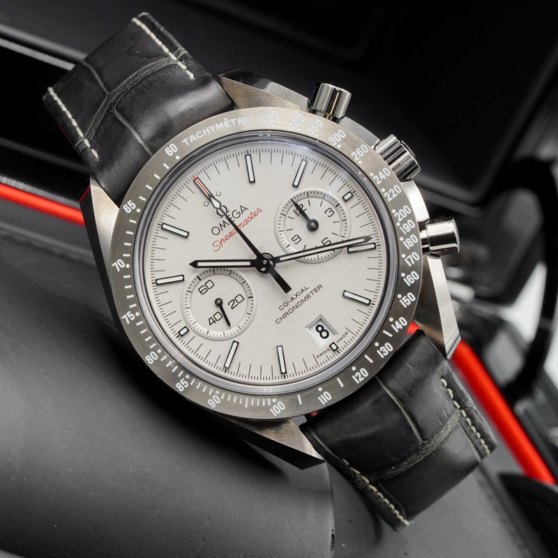 SOLD 02 10 24 Omega Speedmaster Grey Side of the Moon Ceramic 44mm 311.93.44.51.99.001