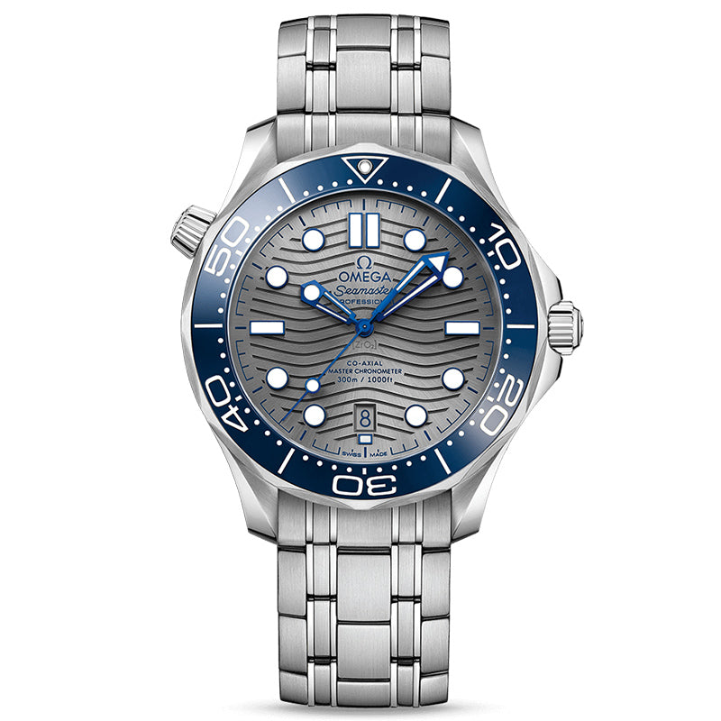 Omega Seamaster Diver 300M Co Axial Master Chronometer 42mm Gray Steel on Steel 210.30.42.20.06.001