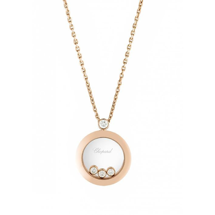 Chopard Rose Gold Happy Diamonds Pendant 793929 5201