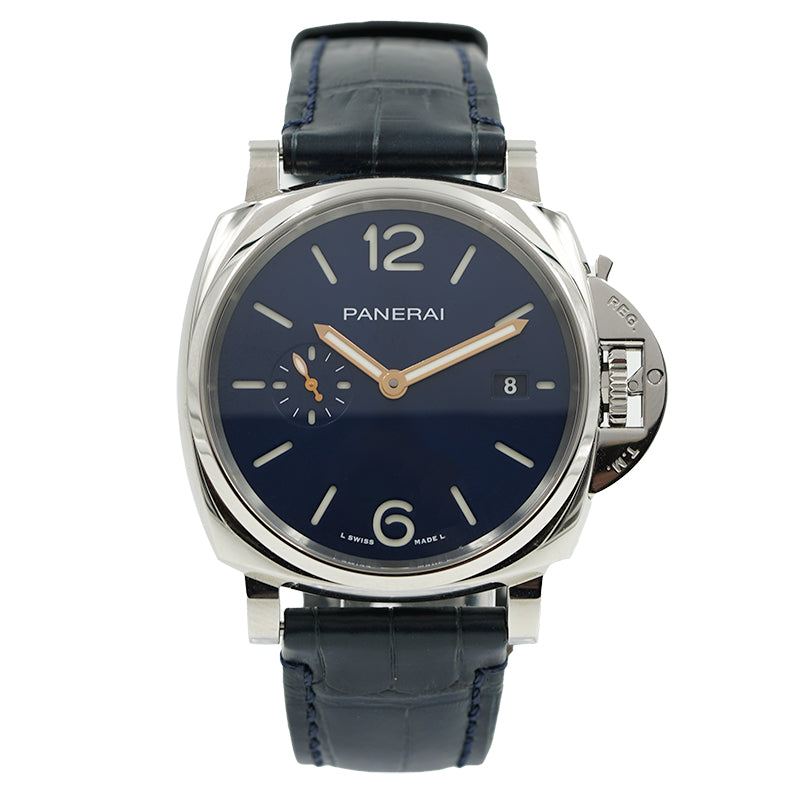 SOLD Panerai Luminor Due PAM01274 22 Blue Dial 42mm B P Moyer