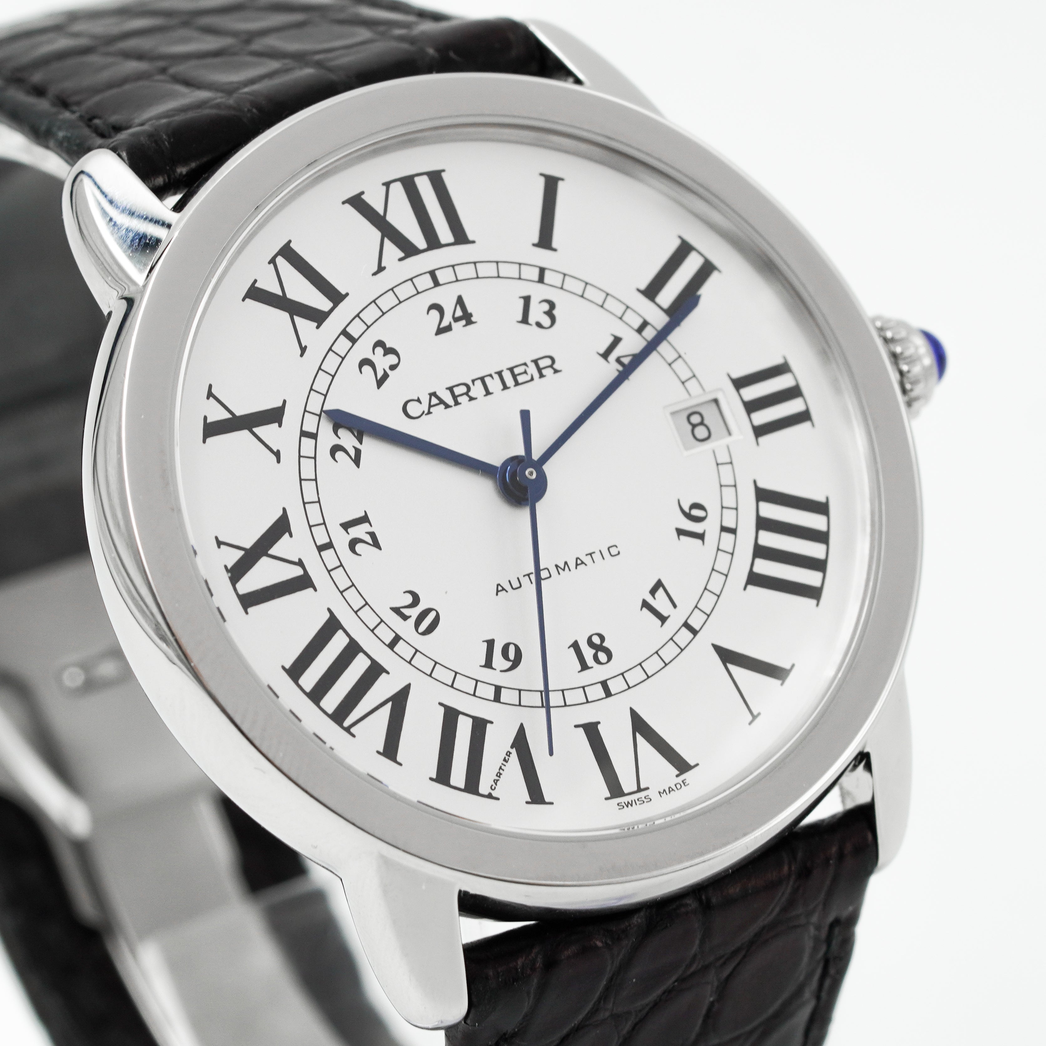 SOLD 4 21 23 Cartier Ronde Solo De Cartier Stainless Steel