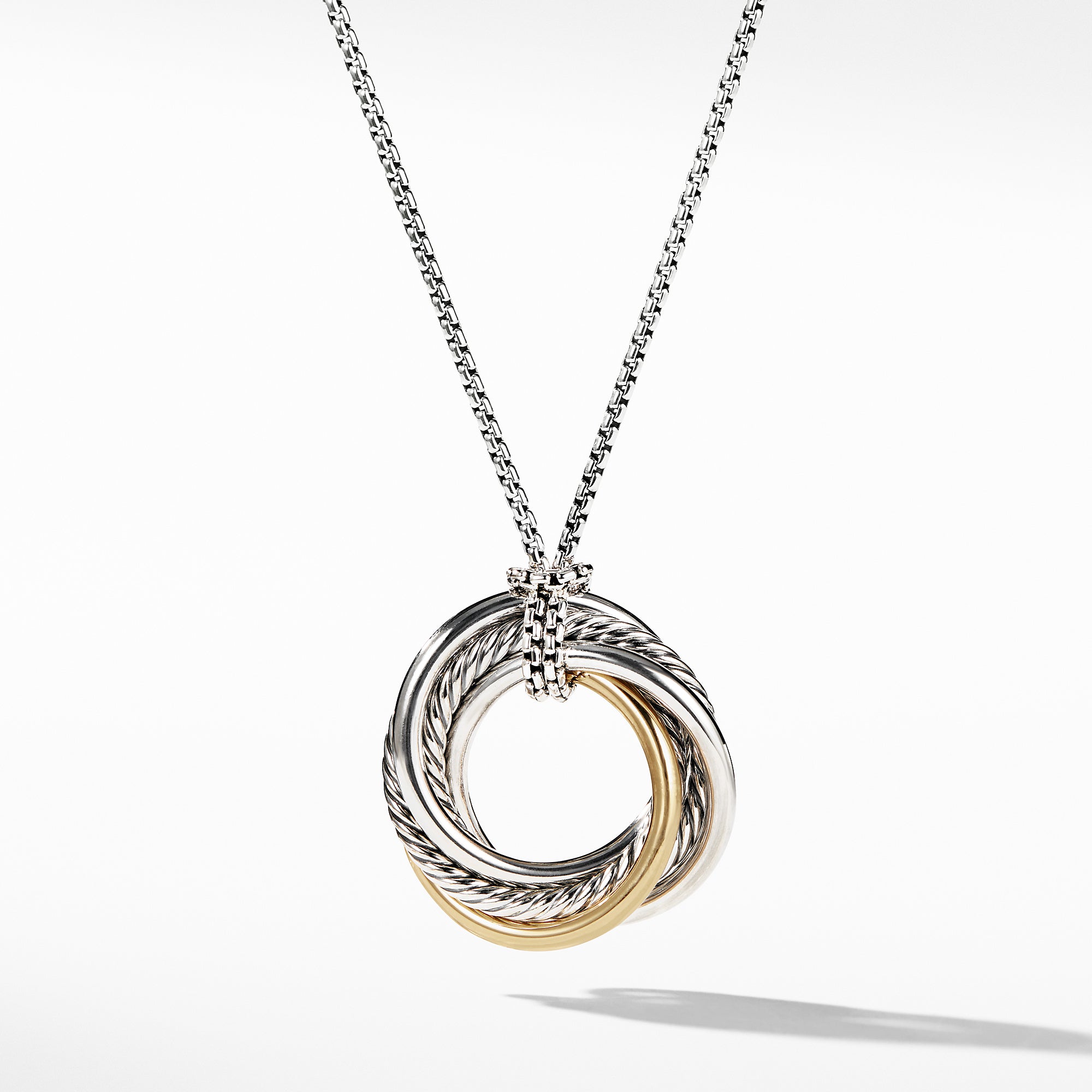 Jewelers David Gold- N11641 Small with Necklace Moyer S4 Fine Crossover Pendant Yurman –