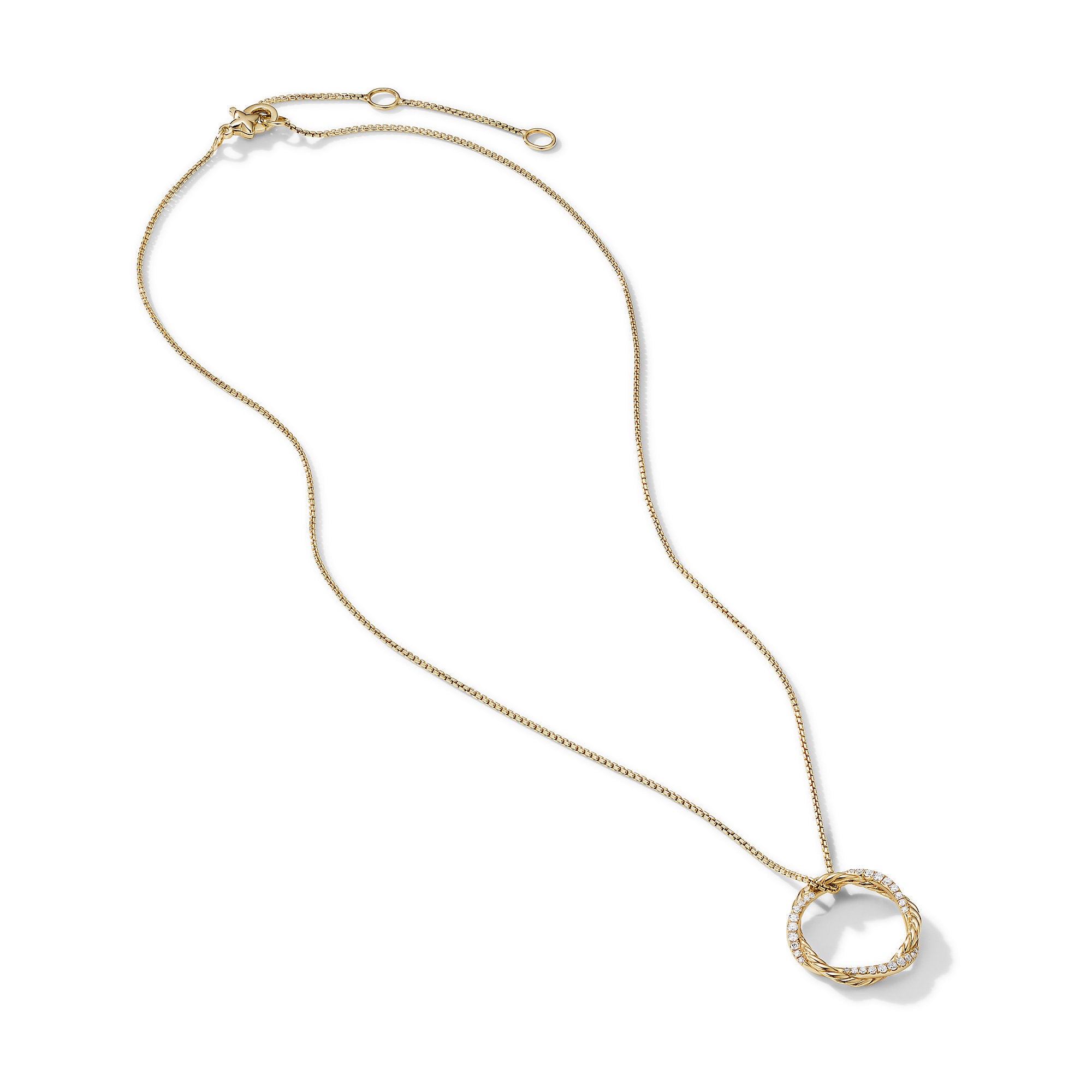 David yurman infinity on sale necklace with diamonds