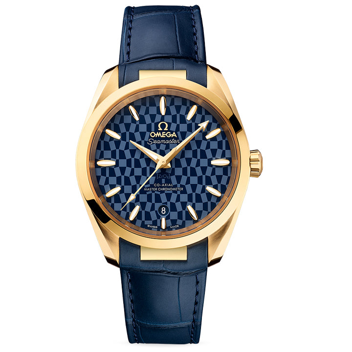 Omega seamaster ladies blue best sale