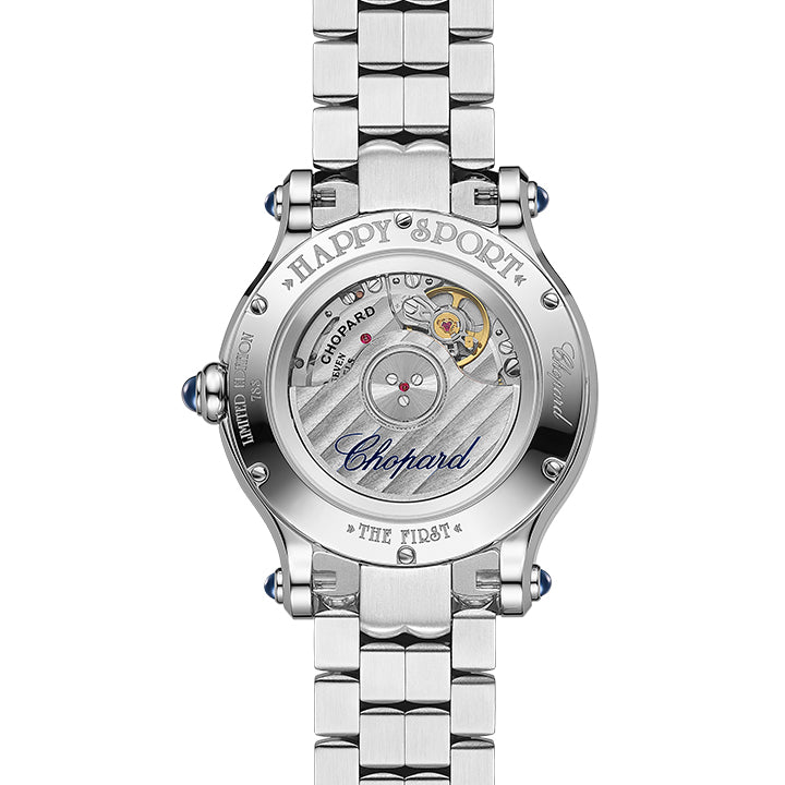 Chopard Stainless Steel Diamond Happy Sport 33mm Limited Edition