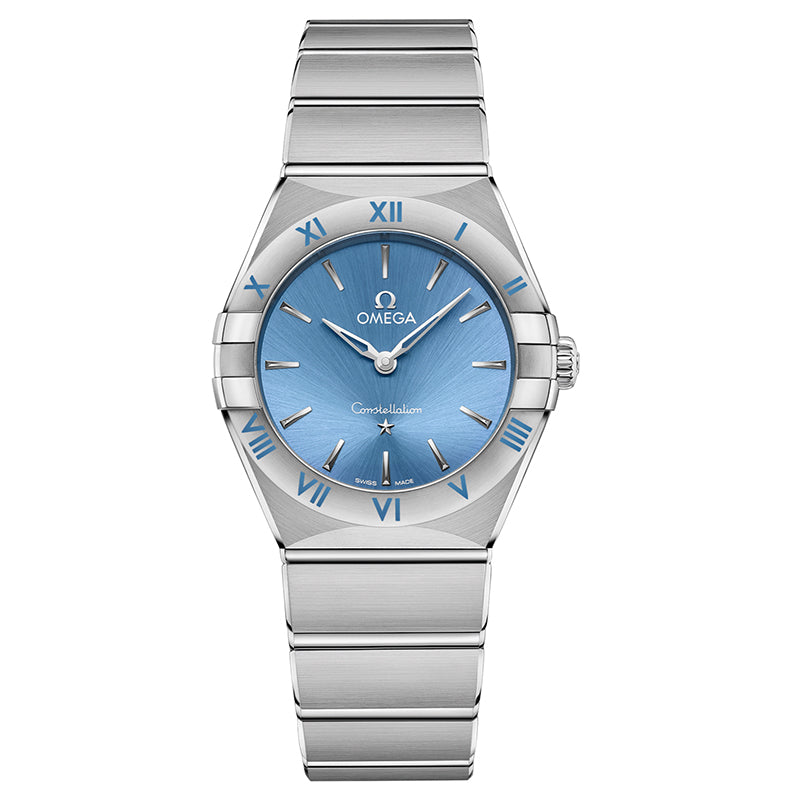 Omega constellation silver best sale