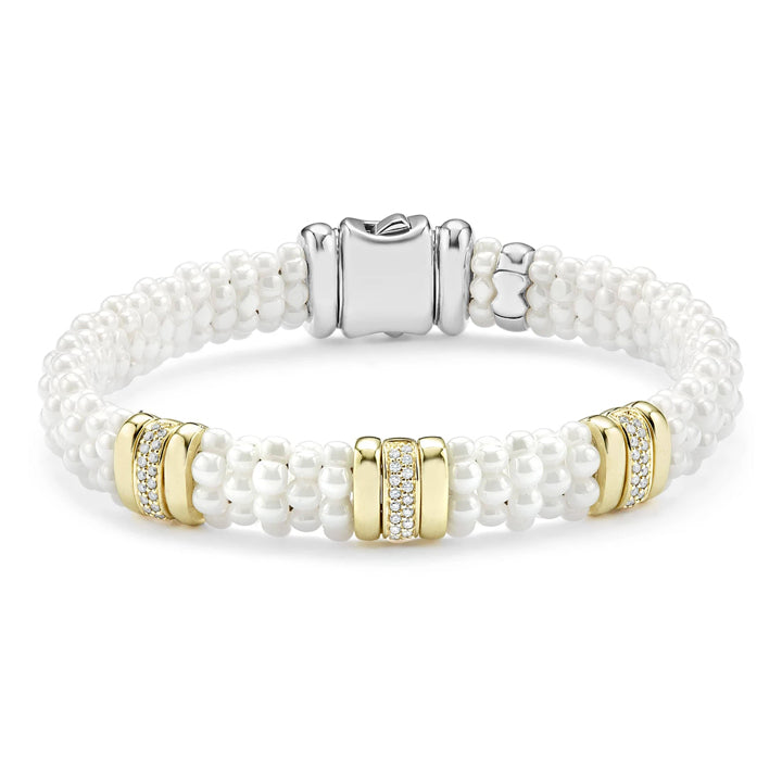 Lagos white deals caviar bracelet