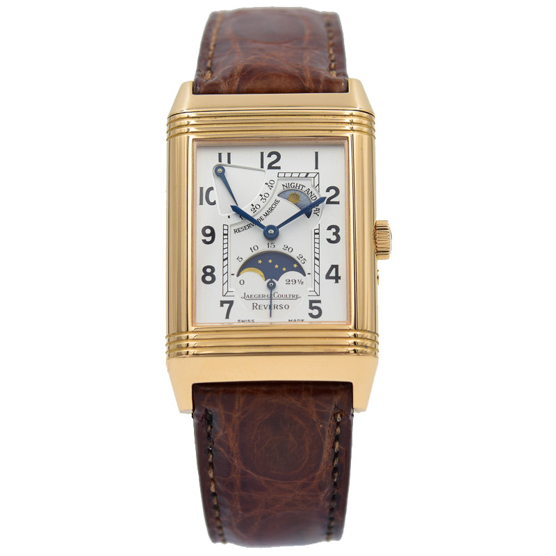 SOLD 02 2020Jaeger LeCoultre Reverso 270.2.63 Sun Moon 18k