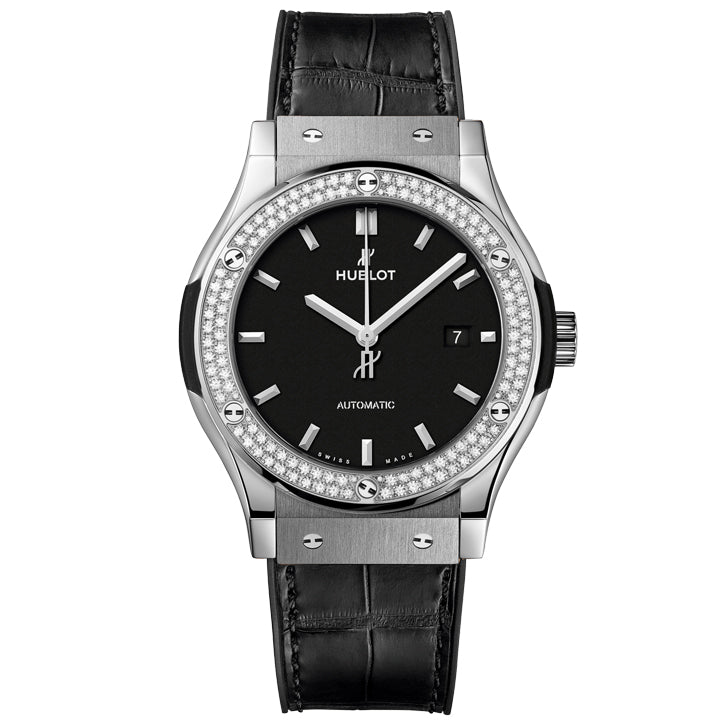 Hublot Classic Fusion Titanium Diamonds 42mm - 542.NX.1171.LR.1104 – Moyer  Fine Jewelers