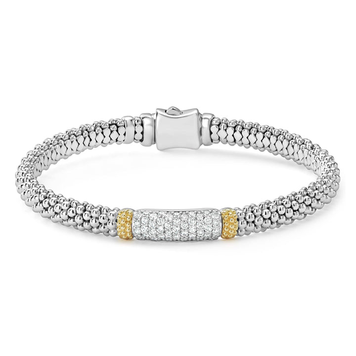 Lagos Caviar Lux 6mm Diamond Caviar Bracelet - 05-81261-DDS