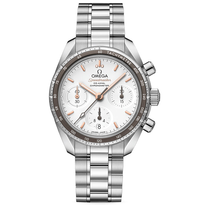 Omega Speedmaster 38 Co Axial Chronometer Chronograph Steel on