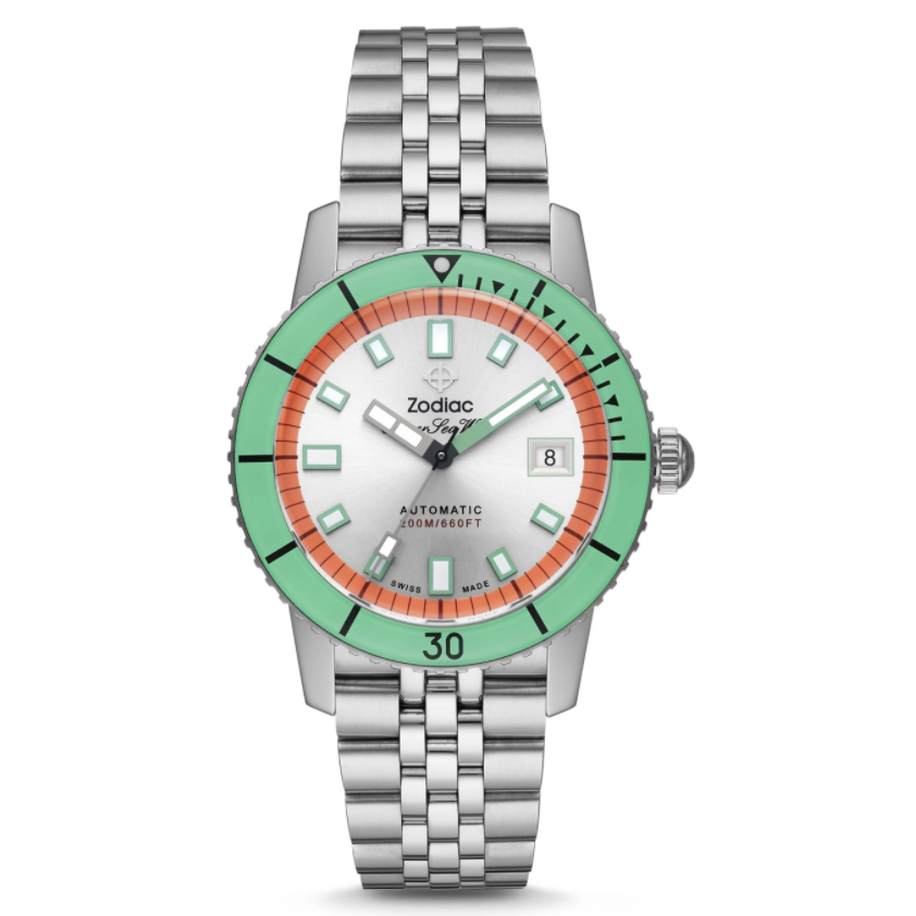 Zodiac Super Sea Wolf Automatic Stainless Steel Watch- ZO9269