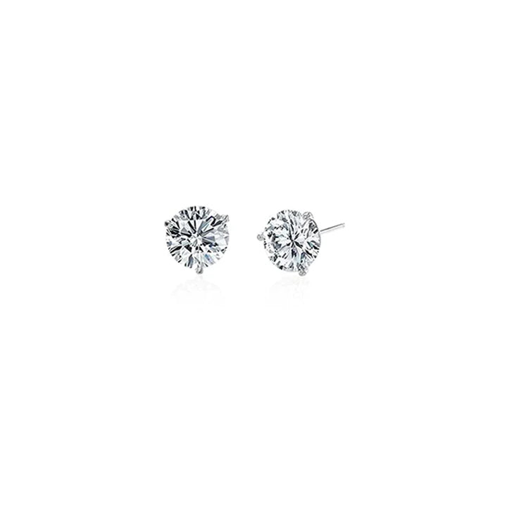 14K White Gold 1.45ctw Diamond Stud Earrings- 102364