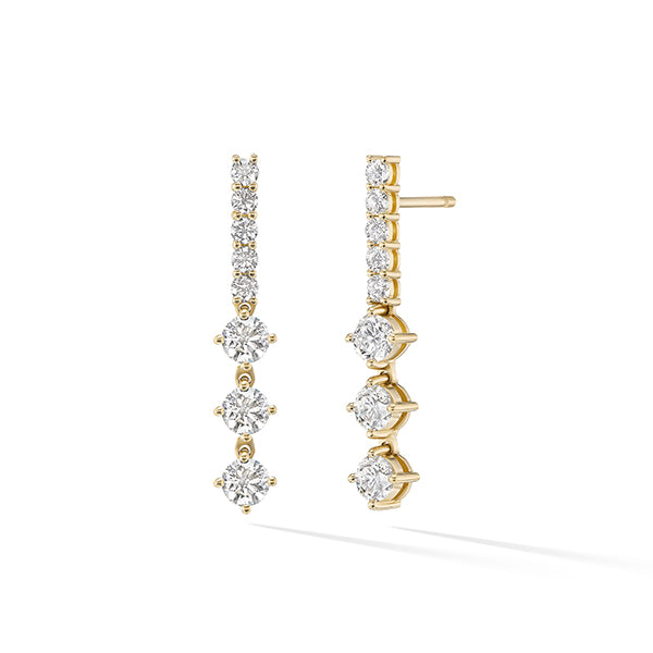 Melissa Kaye 18K Yellow Gold 1.32ct Diamond Earrings - 155257