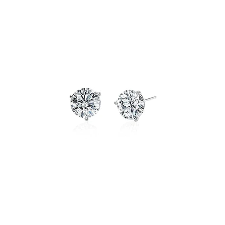 14K White Gold 1.60ctw Diamond Stud Earrings- 102440