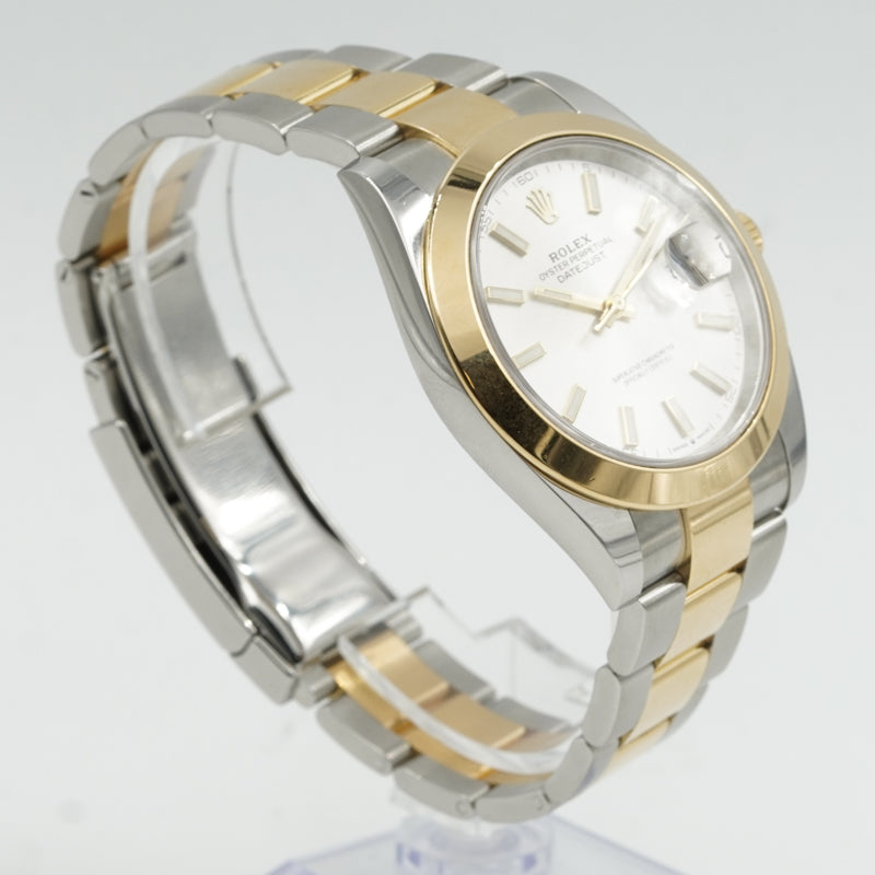 SOLD 2 1 14 Rolex Datejust 41mm 126303 Two Tone Steel and Yellow Gold B P 2020