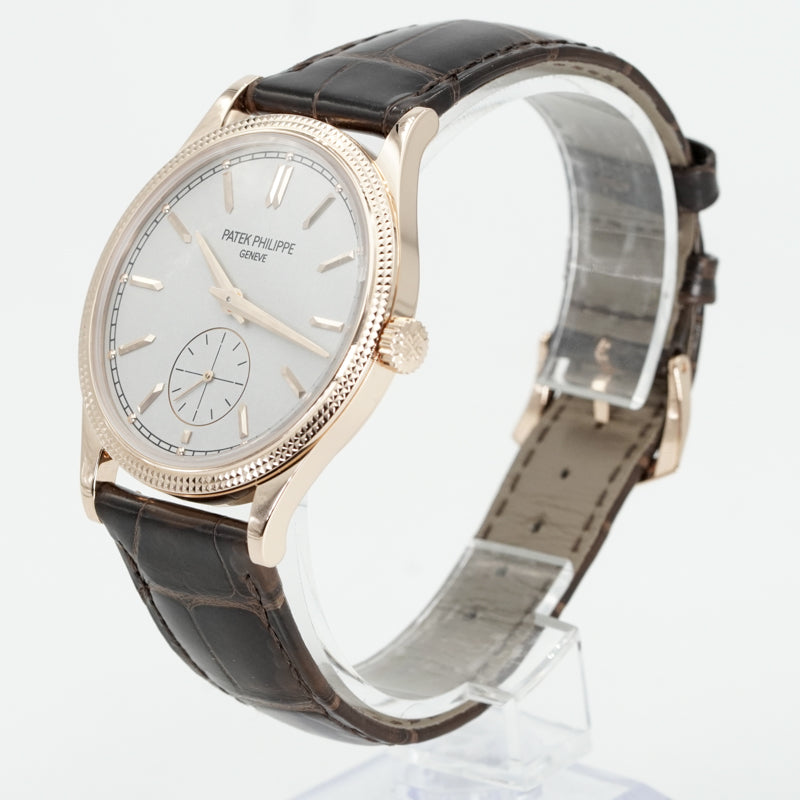 SOLD - 12/8/24 - Patek Philippe Calatrava 6119R-001 18K Rose Gold 39mm B&P 2022