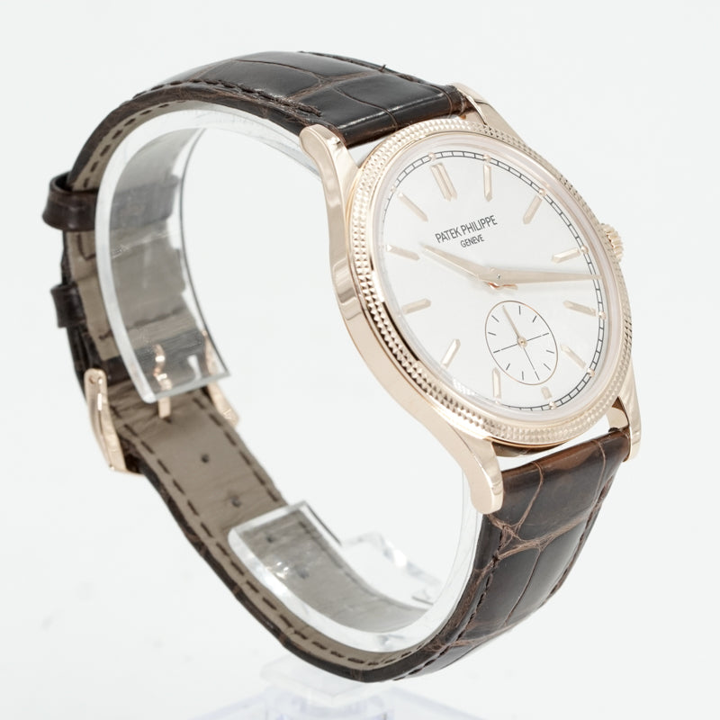 SOLD - 12/8/24 - Patek Philippe Calatrava 6119R-001 18K Rose Gold 39mm B&P 2022