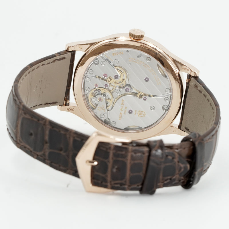 SOLD - 12/8/24 - Patek Philippe Calatrava 6119R-001 18K Rose Gold 39mm B&P 2022