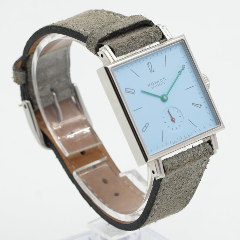 SOLD - 7/10/24 - Glashutte Nomos Tetra Azure 496 Mechanical B&P