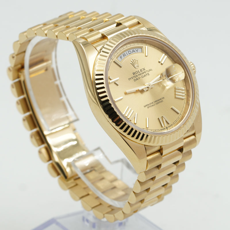 Rolex Day-Date President 228238 18K Yellow Gold w. Card 2022
