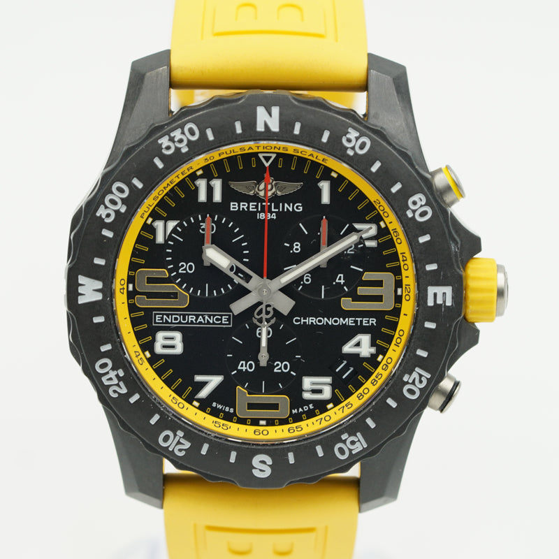 SOLD - 7/10/24 - Breitling Endurance Pro Yellow 44mm '20 Chronograph X82310A41B1S1