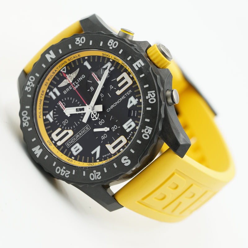 SOLD - 7/10/24 - Breitling Endurance Pro Yellow 44mm '20 Chronograph X82310A41B1S1