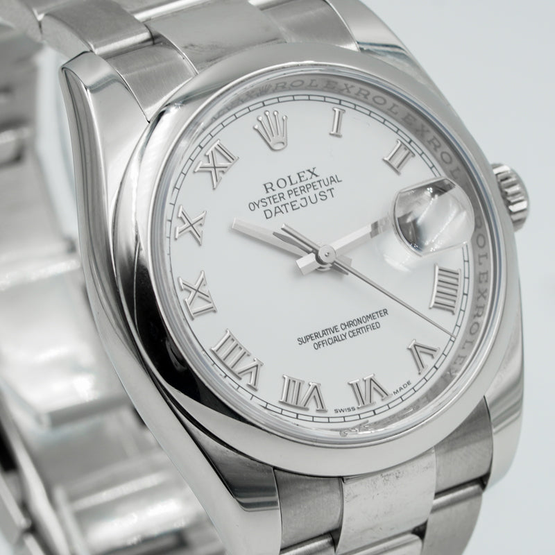 SOLD - Rolex Datejust Oyster Perpetual 116200 Stainless Steel 36mm