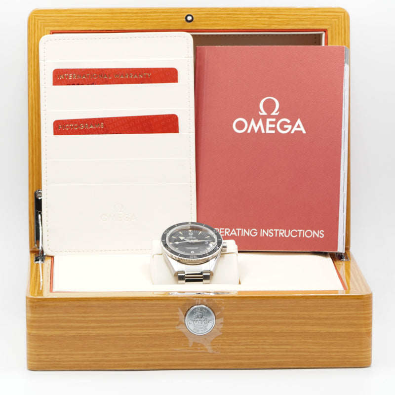 SOLD - 12/29/23 - Omega Seamaster 300 '57 41mm '17 233.30.41.21.01.001 B&P