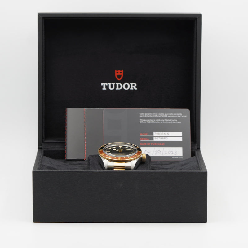 SOLD - 10/09/23 - Tudor Black Bay GMT Two-Tone 79833MN-0001 B&P 2023 S&G