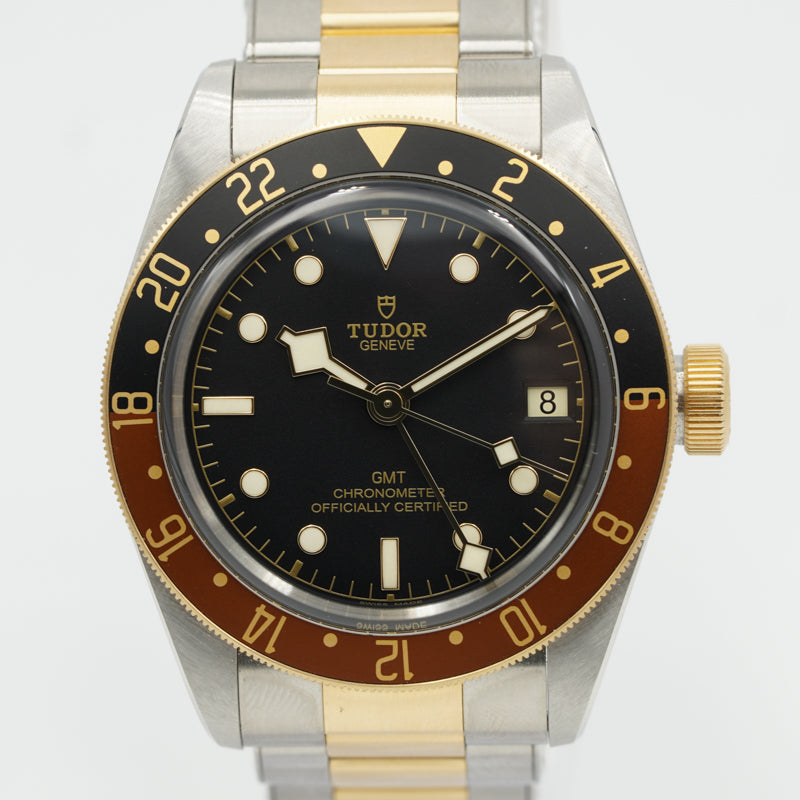 SOLD - 10/09/23 - Tudor Black Bay GMT Two-Tone 79833MN-0001 B&P 2023 S&G