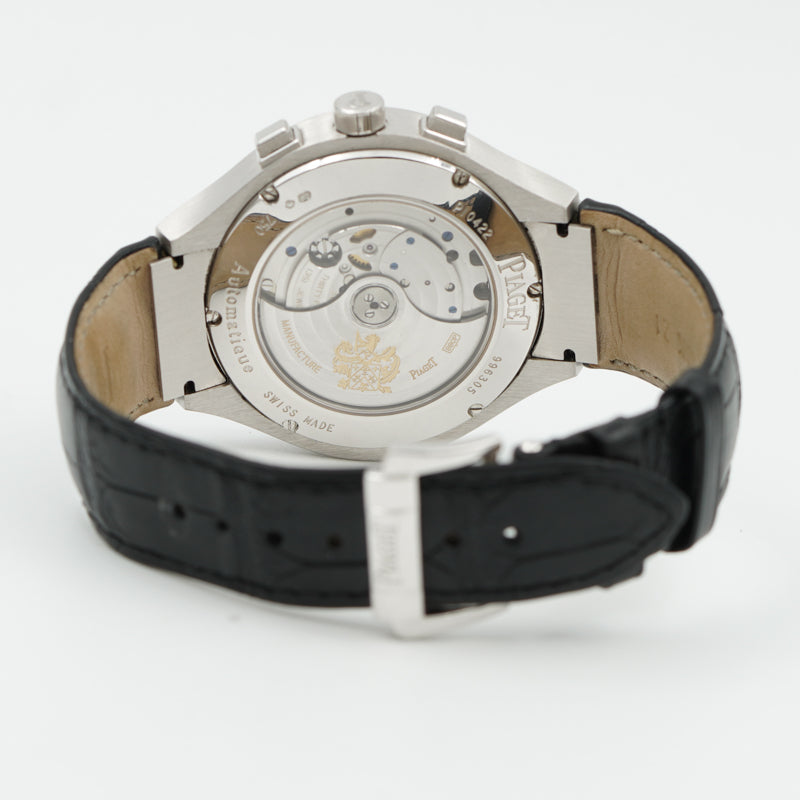 SOLD - 09/09/23 - Piaget Polo 18K White Gold Flyback GMT GOA32038 Box Only