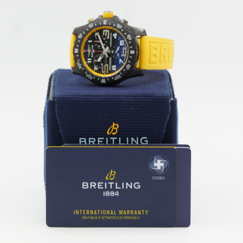 SOLD - 11/15/23 - Breitling Endurance Pro Yellow Chronograph 44mm B&P '23 X82310A41B1S1