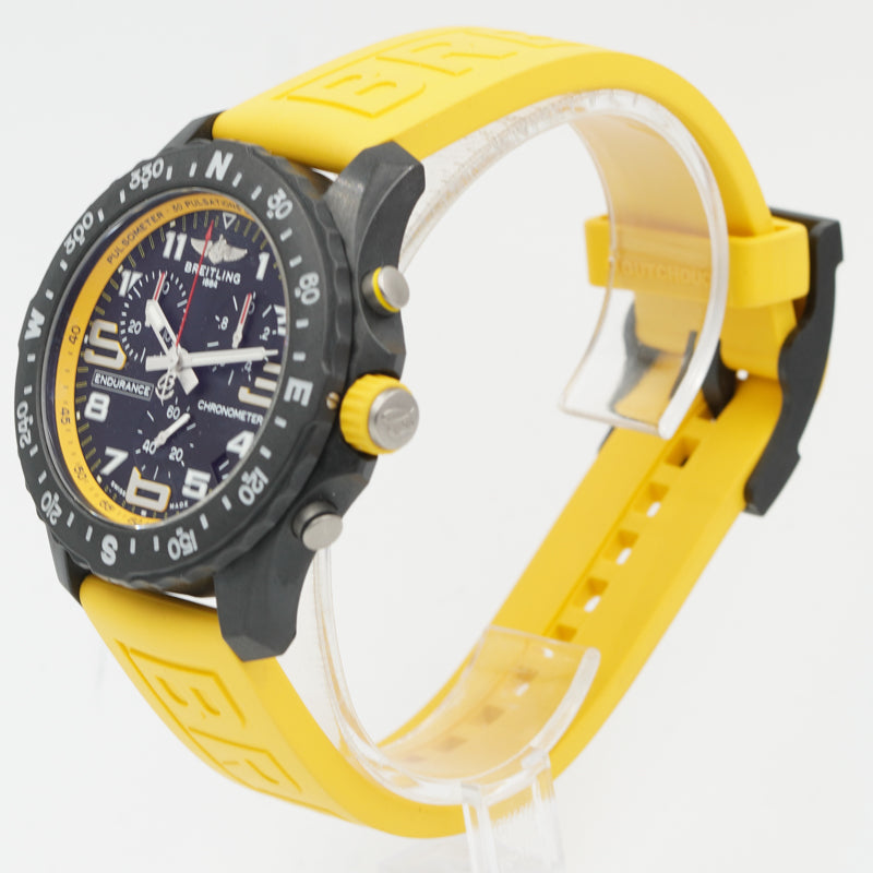 SOLD - 11/15/23 - Breitling Endurance Pro Yellow Chronograph 44mm B&P '23 X82310A41B1S1