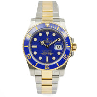 Rolex Submariner 116613LB Two Tone 40mm Blue Dial Ceramic B P 2010