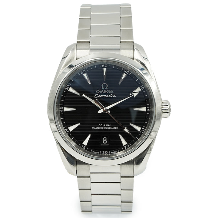 SOLD 12 19 23 Omega Aqua Terra 38mm Stainless Steel Black Dial 220 Moyer Fine Jewelers