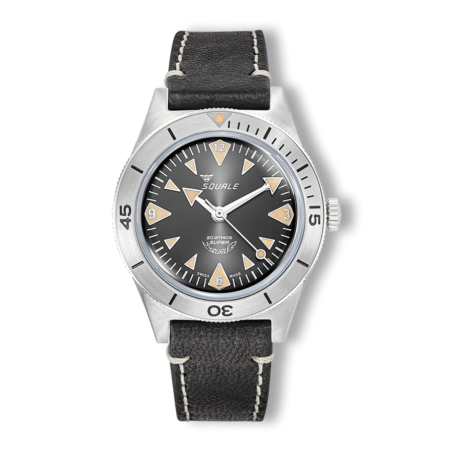 Squale Super-Squale Black Sunray Dial Big Arrows - SUPERSSABK.PN