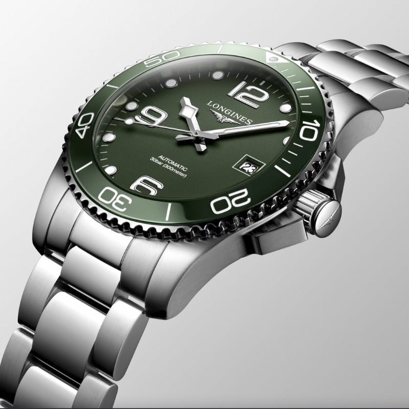 Longines Hydroconquest Green Dial 41mm - L3.781.4.06.6