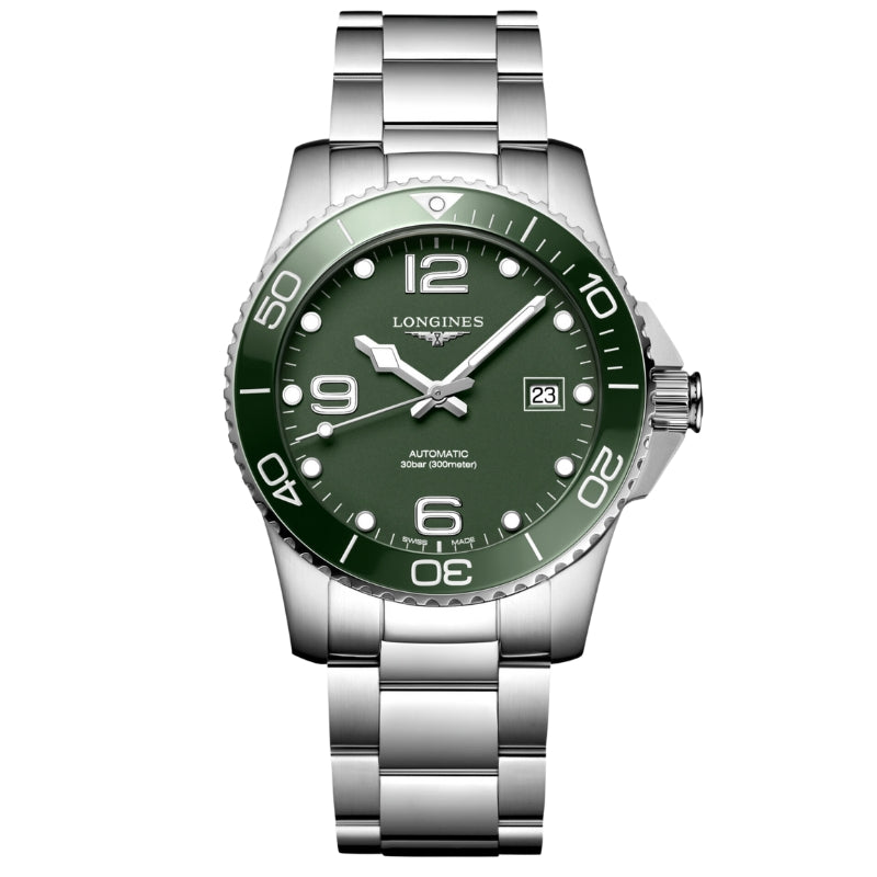 Longines Hydroconquest Green Dial 41mm - L3.781.4.06.6