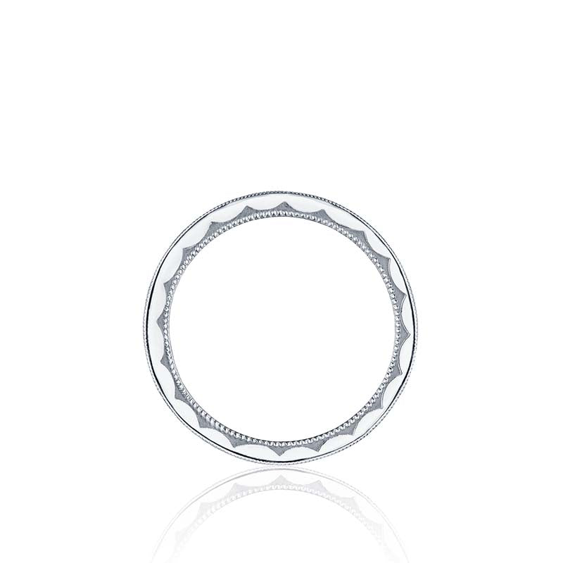 Tacori Platinum Sculpted Crescent Eternity Wedding Band - 45-15ET