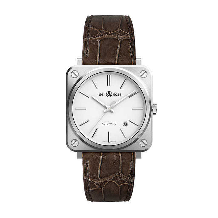 Bell & Ross BR S-92 White Steel - BRS92-WH-ST-SCR – Moyer Fine 