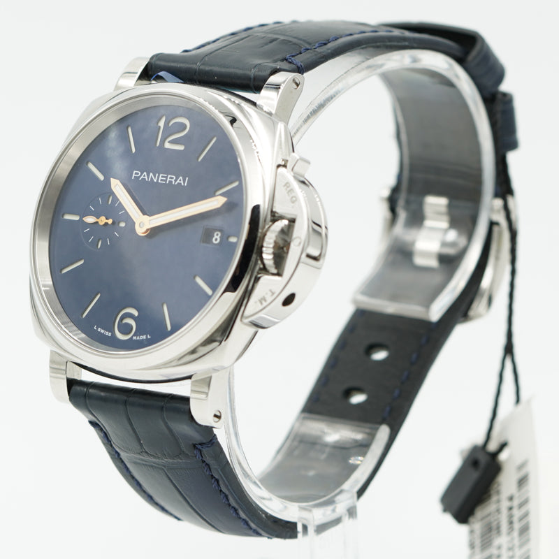 SOLD - Panerai Luminor Due PAM01274 '22 Blue Dial 42mm B&P