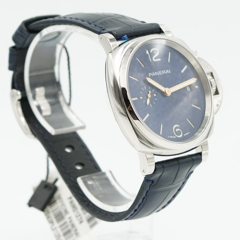 SOLD - Panerai Luminor Due PAM01274 '22 Blue Dial 42mm B&P