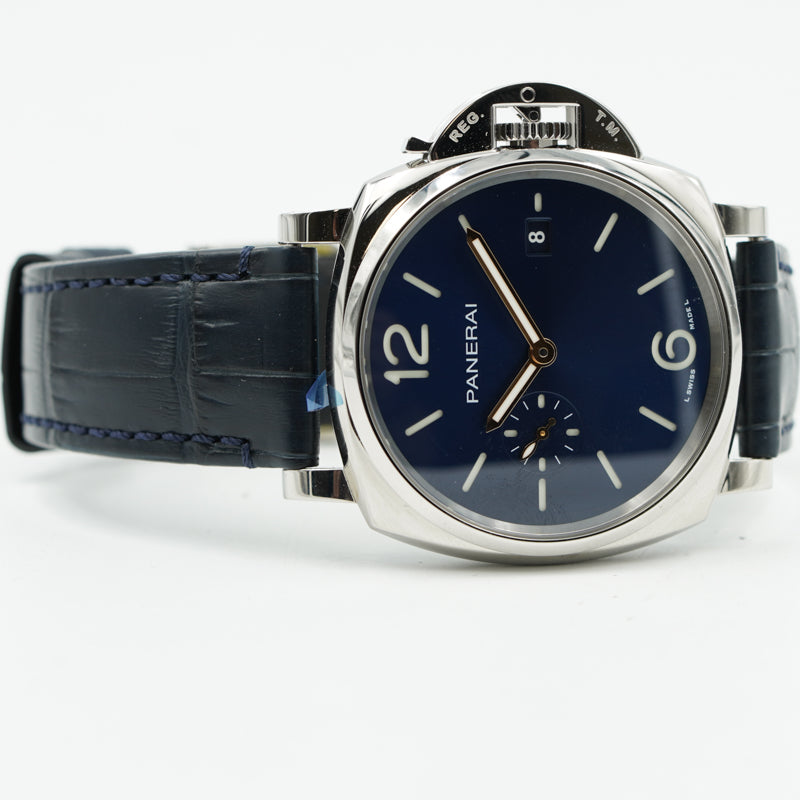 SOLD - Panerai Luminor Due PAM01274 '22 Blue Dial 42mm B&P