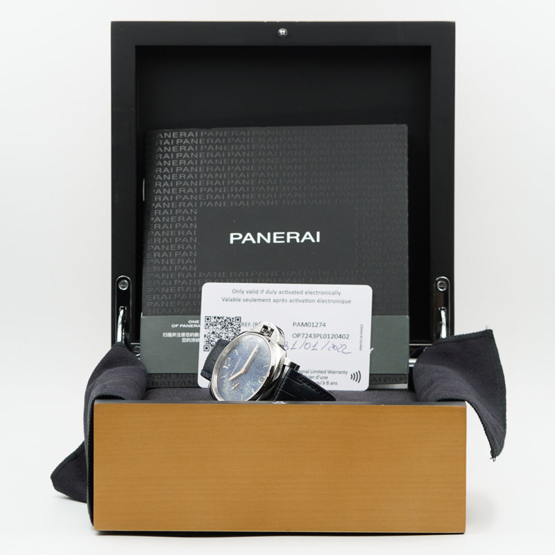 SOLD - Panerai Luminor Due PAM01274 '22 Blue Dial 42mm B&P